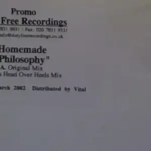 Homemade – Philosophy 12" Promo