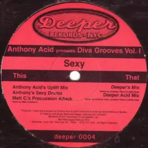 Anthony Acid – Diva Grooves Vol. 1 (Sexy)