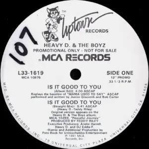 Heavy D. & The Boyz – Is It Good To You