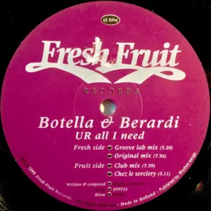 Botella & Berardi – U R All I Need