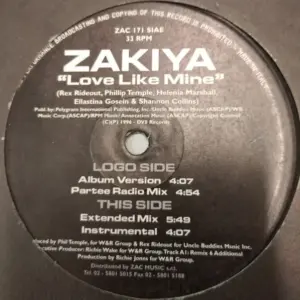 Zakiya – Love Like Mine