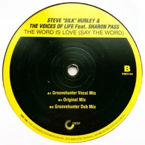 Steve "Silk" Hurley & Voices Of Life, The – The Word Is Love (Say The Word)