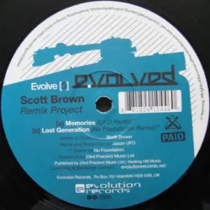 Scott Brown – Memories / Lost Generation (Remixes)