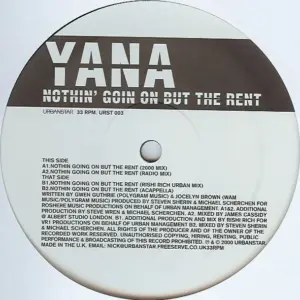 Yana – Nothin' Going On But The Rent