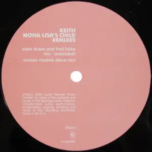 Keith (4) – Mona Lisa's Child (Remixes)