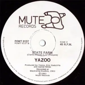 Yazoo – Nobody's Diary / State Farm