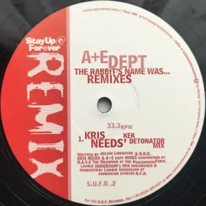 A+E Dept – The Rabbit's Name Was...  Remixes