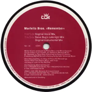 Martello Bros. – Remember