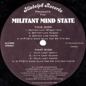 Militant Mind State – Bottom Line / Cute Loot