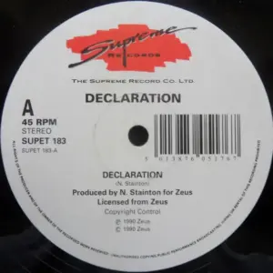 Declaration – Declaration