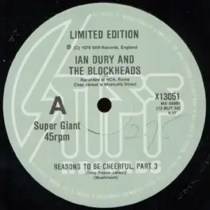 Ian Dury And The Blockheads – Reasons To Be Cheerful, Part 3