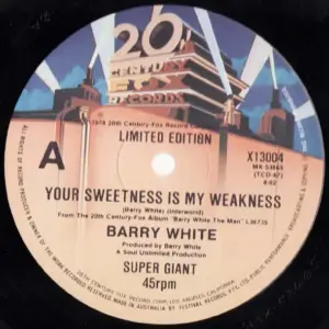 Barry White – Your Sweetness Is My Weakness