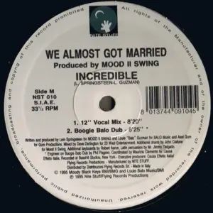 We Almost Got Married Produced By Mood II Swing – Incredible