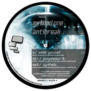 Method One / Antibreak – Ease Yourself / Progression 9 / Synthetic