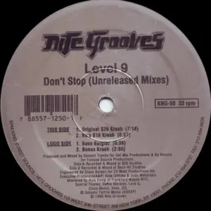 Level 9 – Don't Stop (Unreleased Mixes)