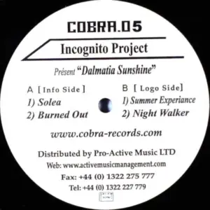 Incognito Project – Dalmatia Sunshine EP