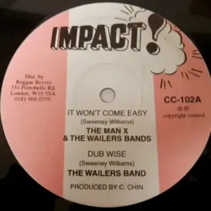 Man X, The & Wailers Band, The / Randy's All Stars – It Won't Come Easy / Batman