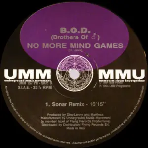 B.O.D. – No More Mind Games
