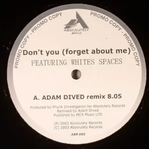 Simple Minds Featuring White Spaces – Don't You (Forget About Me)