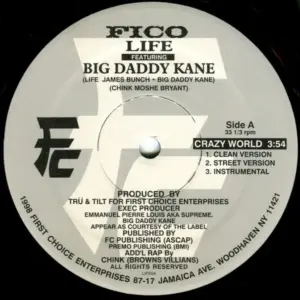 Life (14) Featuring Big Daddy Kane / Style Mastaz – Crazy World / Bring It