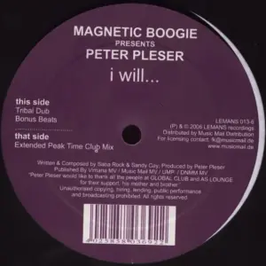 Magnetic Boogie Presents Peter Pleser – I Will...