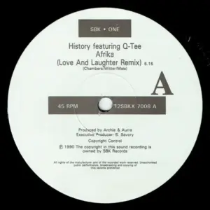 History Featuring Q-Tee – Afrika (Love And Laughter Remix)