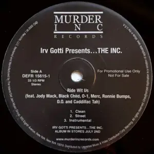 Irv Gotti Presents INC, The – Ride Wit Us / 1 Hearse, 2 Suburbans