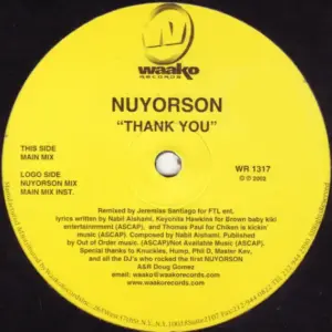 Nuyorson – Thank You