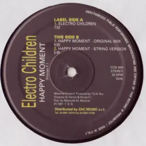 Electro Children – Happy Moment