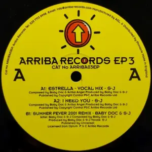 Baby Doc & S-J – Arriba Records EP3