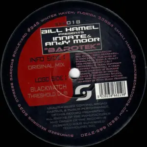 Bill Hamel Presents Innate & Andy Moor – Barotek