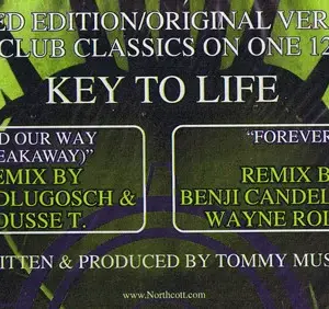 Key To Life Featuring Sabrina Johnston & Kathleen Murphy – Forever / Find Our Way (Breakaway)