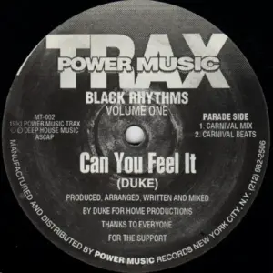 Black Rhythms – Can You Feel It
