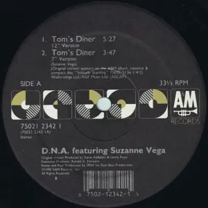 DNA Featuring Suzanne Vega – Tom's Diner