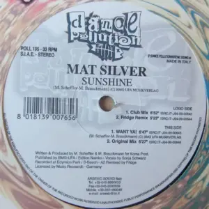 Mat Silver – Sunshine