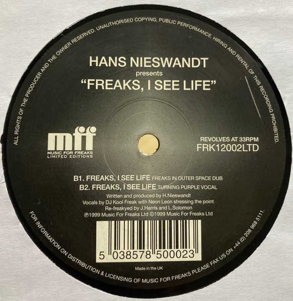 Freaks, I See Life - Secondary image