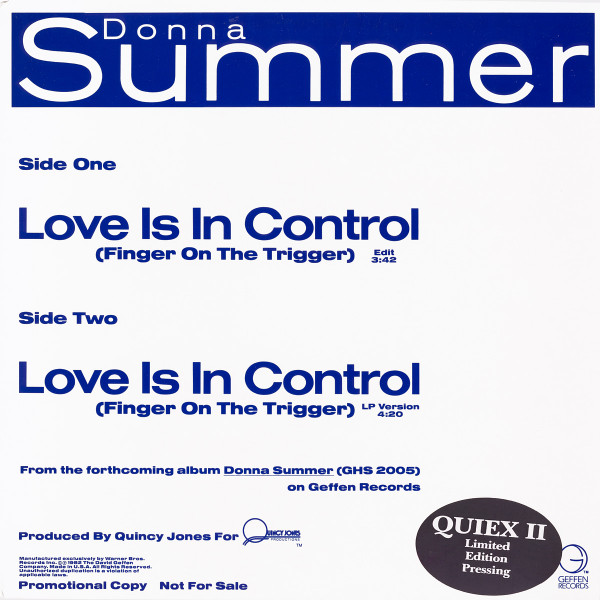 Love Is In Control (Finger On The Trigger)