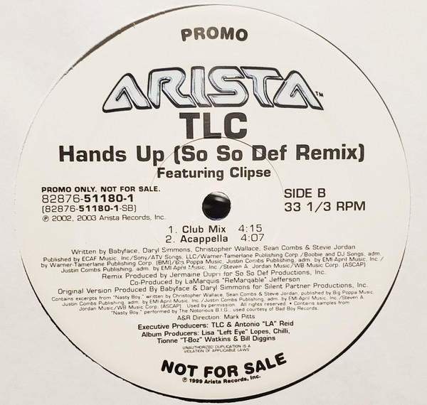 Hands Up (So Def Def Remix) - Secondary image