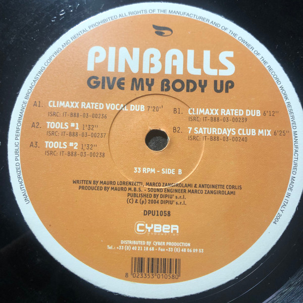 Give My Body Up - Secondary image
