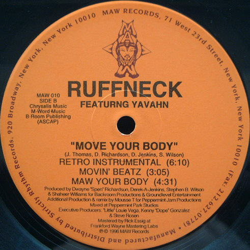 Move Your Body (The Remixes) - Secondary image