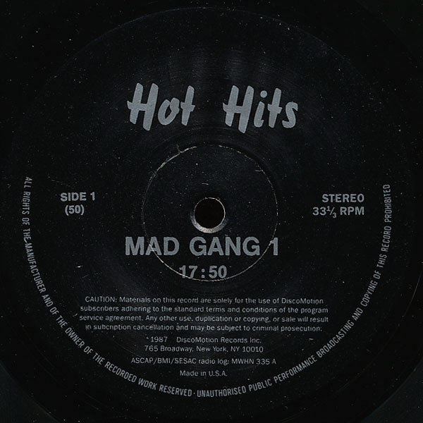 Hot Hits - Mad Gang