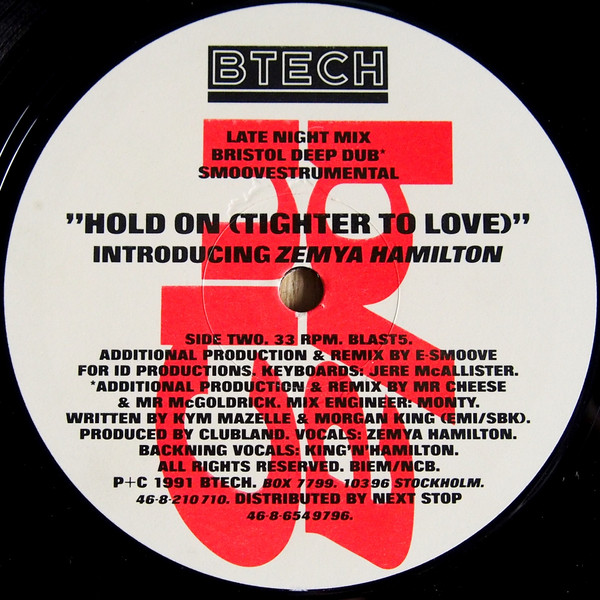 Hold On (Tighter To Love) (The Steve "Silk" Hurley Mixes) - Secondary image