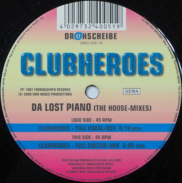 Da Lost Piano (The House-Mixes)