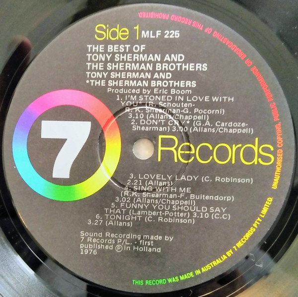 The Best Of Tony Sherman & The Sherman Brothers - Secondary image
