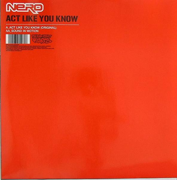 Act Like You Know / Sound In Motion - Secondary image