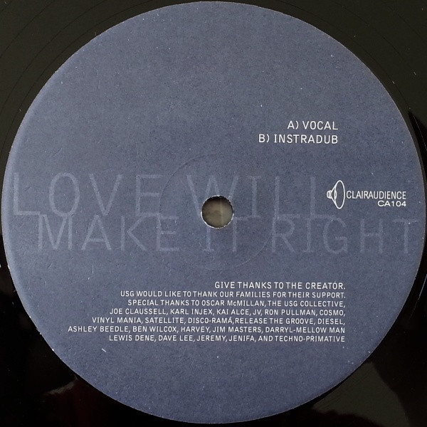 Love Will Make It Right - Secondary image