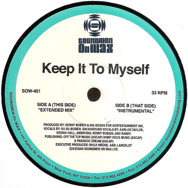 Keep It To Myself