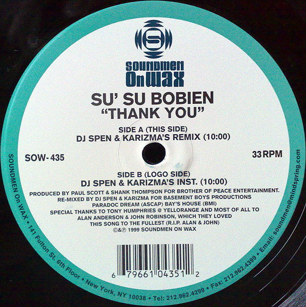 Thank You (DJ Spen & Karizma Remixes)