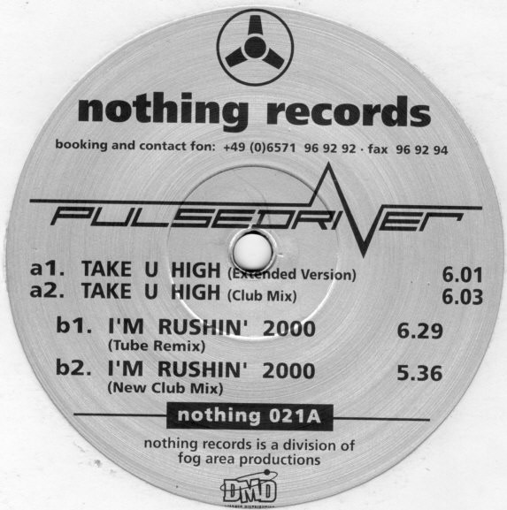 Take U High / I'm Rushin 2000 - Secondary image