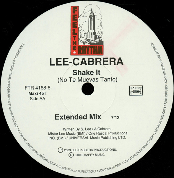 Shake It (No Te Muevas Tanto) - Secondary image